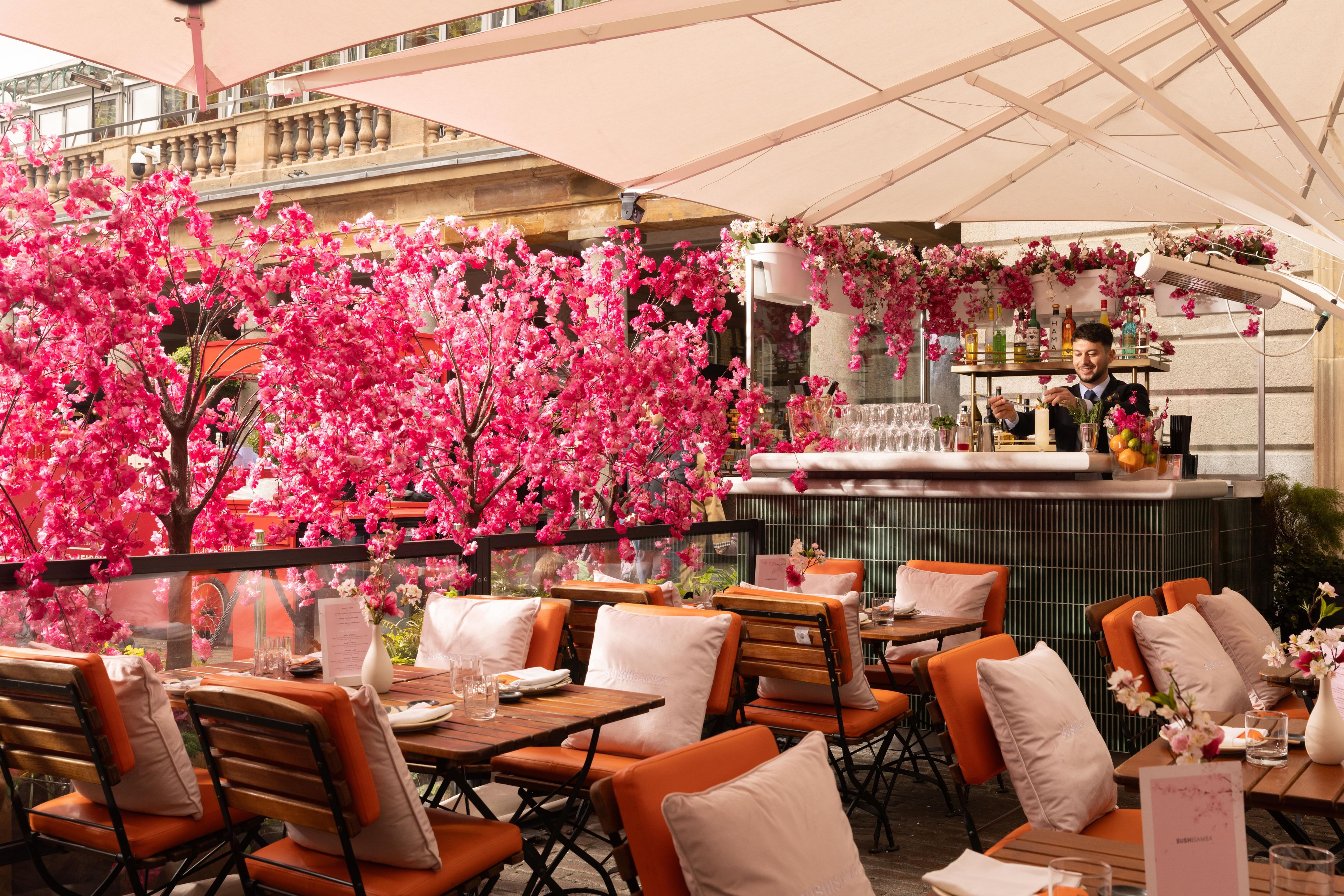 sakura spring terrace SUSHISAMBA Covent Garden
